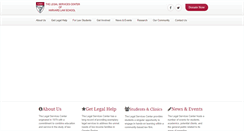 Desktop Screenshot of legalservicescenter.org